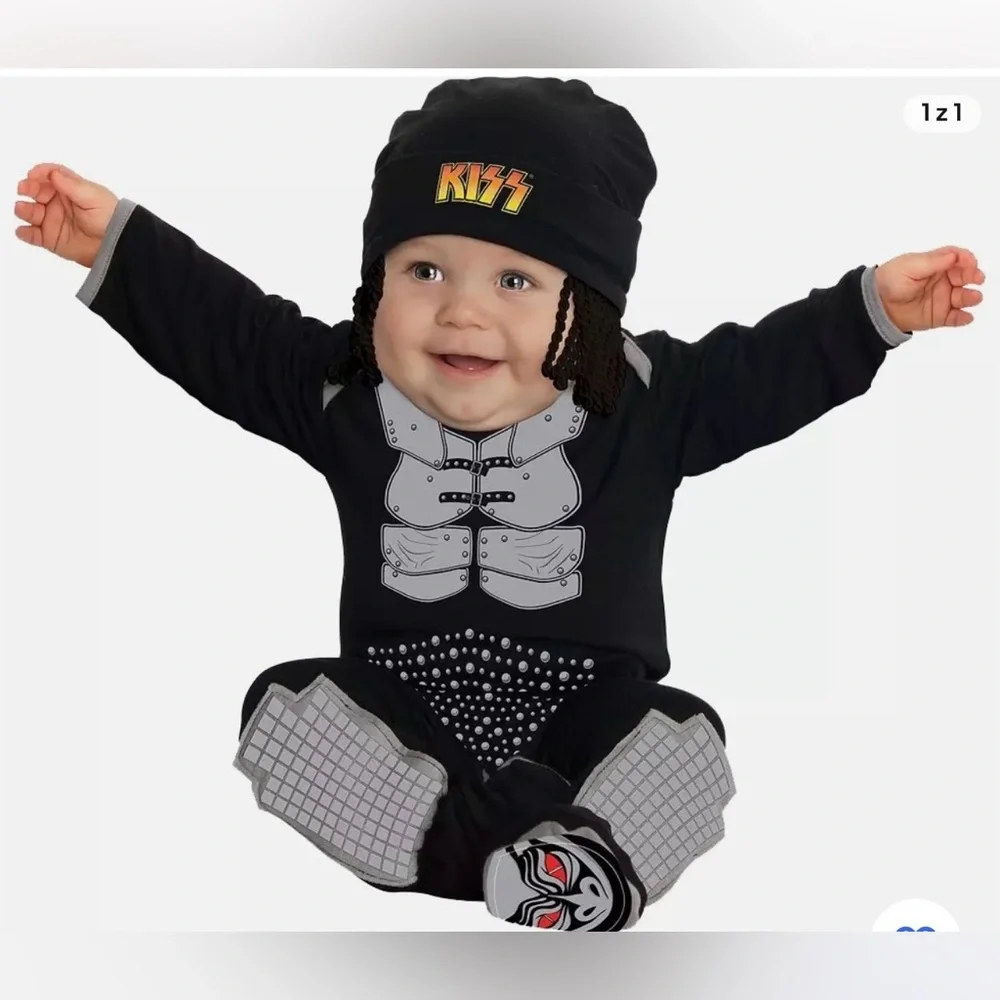 Rubie's Baby‎ Kiss Costume, Black, 6-12 Months